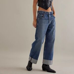 Citizens of Humanity Ayala Baggy Cuffed Crop 24